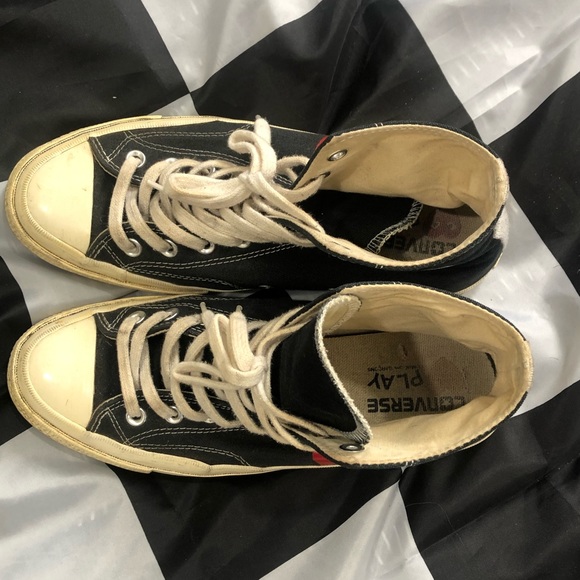 Converse CDG Play Hi Top sz 8 - Picture 4 of 7